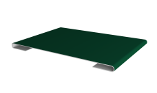 Планка стыковочная 0,5 Satin Matt TX RAL 6005 зеленый мох (2м)