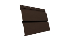 Квадро Брус 3D v01 Grand Line 0,5 PurLite Matt с пленкой RAL 8017 шоколад