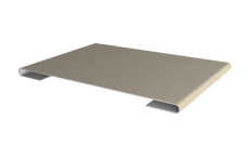 Планка стыковочная 0,45 PE с пленкой RAL 1015 светлая слоновая кость (2м)