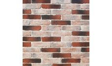 Рядовая плитка White Hills Тироль брик, тычок 392-71 с расшивкой 1,2 см