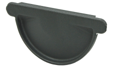 Заглушка торцевая универсальная GL PE Matt 125 мм RAL 7024 мокрый асфальт