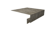 Планка околооконная сложная Блок-Хаус new 250х50х27 Grand Line 0,45 Print Elite Nordic Wood TwinColor (2м)