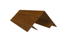 Планка угла внешнего составная верхняя 0,45 Print Elite Golden Wood TwinColor (2м)