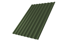 Профнастил С20R Grand Line 0,5 Satin Matt TX RAL 6020 хромовая зелень