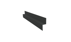 Отлив для сегментного кожуха на трубу 0,5 PurPro Matt 275 RAL 7016 антрацитово-серый (3м)