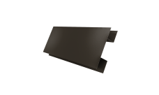 Планка H-образная стыковочная сложная Grand Line 0,5 Atlas X с пленкой RR 32 темно-коричневый (2м)