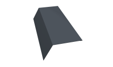 Планка карнизная 120х80 0,5 PurPro Matt 275 RAL 7024 мокрый асфальт (2м)