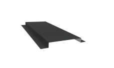 Планка кожуха сегментного 150 0,5 Satin Matt TX RAL 7016 антрацитово-серый (1,8м)