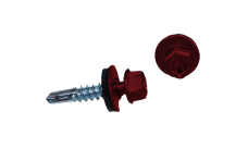 Саморез по металлу Daxmer 5,5х25 RAL 3003 (250) сверло №3