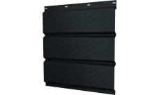 Софит металлический Классик v01 Grand Line полная перфорация 0,5 PurPro Matt 275 с пленкой RAL 7016 антрацитово-серый