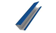 Крышка для забора жалюзи Milan Slim Grand Line 0,5 Satin RAL 5005 сигнальный синий (2,5м)