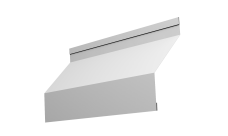 Ламель забора жалюзи Milan new Grand Line 0,45 PE с пленкой RAL 9003 сигнальный белый