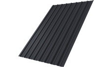 Профнастил С10A Grand Line 0,45 PE-Double RAL 7024 мокрый асфальт