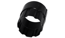 Соединитель трубы Grand Line PU матовый 90 мм RAL 9005 черный