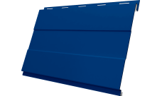 Вертикаль проф Grand Line 0,5 Сатин с пленкой RAL 5005 сигнальный синий