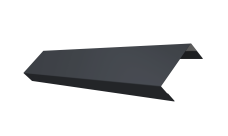 Ламель лицевая 50 забора жалюзи Texas Grand Line 0,5 PurLite Matt RAL 7024 мокрый асфальт