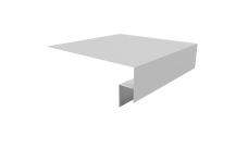 Планка околооконная сложная Блок-Хаус new Grand Line 250х50х27 (j-фаска) 0,45 Drap TX RAL 7047 телегрей 4 (2м)