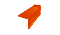 Планка торцевая сегментная 30мм Правая 0,45 PE с пленкой RAL 2004 оранжевый