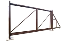 Ворота откатные Colority Zinc 2,03x4,0 RAL 8017