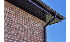 Желоб полукруглый Grand Line ПЭ 125мм 2м RAL 8017 шоколад