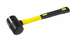 Киянка резиновая Stayer черная, фиберглассовая рукоятка 680г (2054-75)
