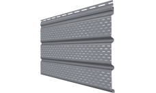 Софит Классика Grand Line полностью перфорированный серый графит (3,0м)